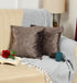 Florida Walton Suede Velvet Cushion Covers for Sofa (Pack of 2) 16x16 Inch